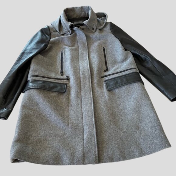 Danier Viola Wool & Leather Winter Jacket - Picture 9 of 16